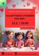 Valentýnské vyrábění v knihovně 1